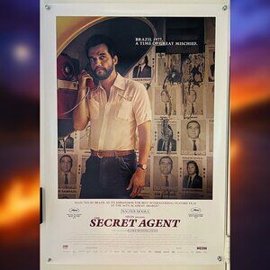 THE SECRET AGENT (2025) - ORIGINAL SINGLE SIDED MOVIE POSTER
